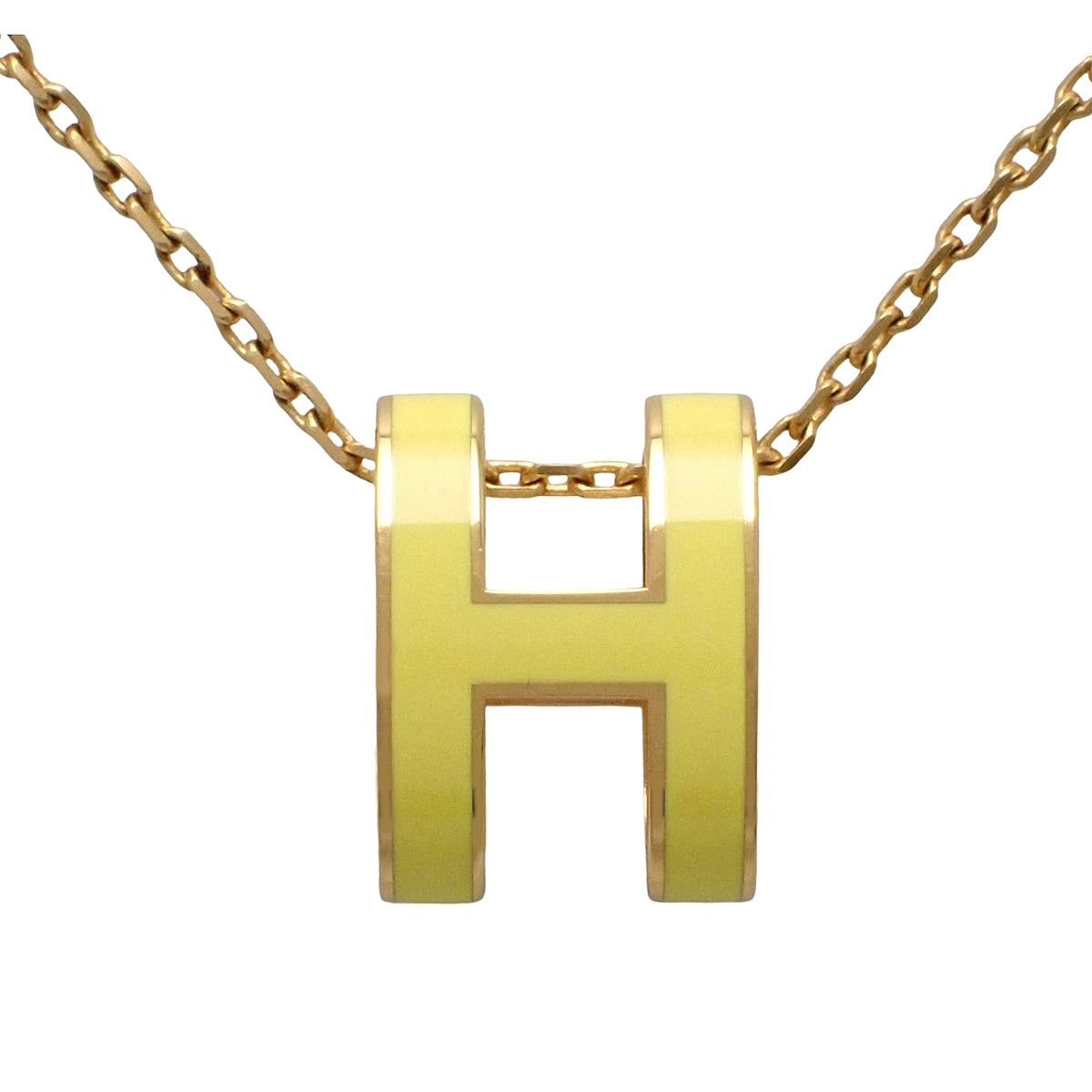 Pop Ash H Necklace Metal (GP)