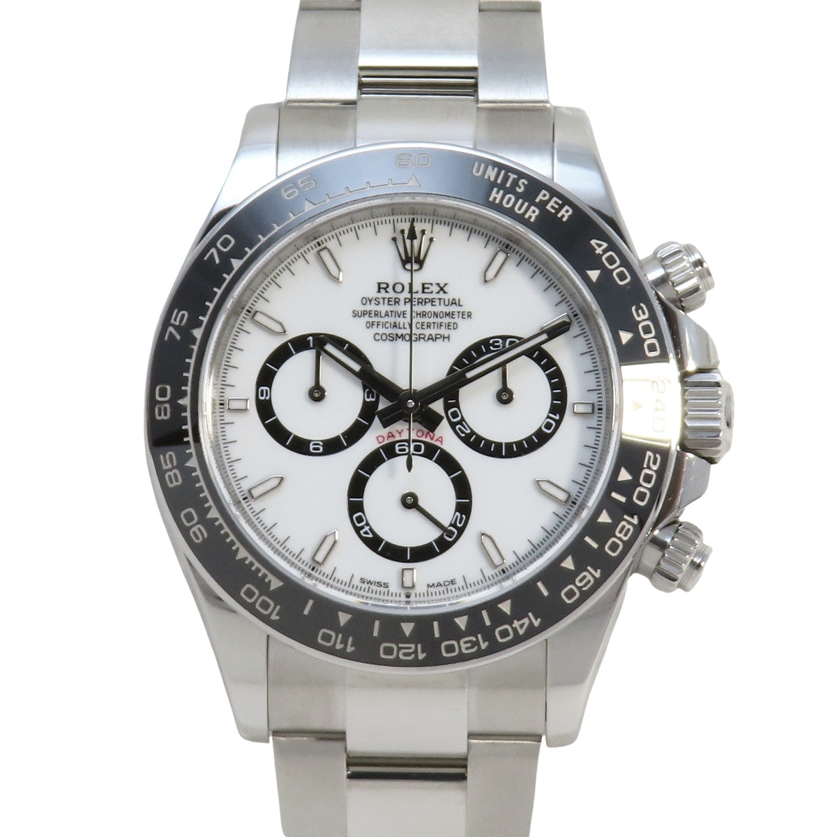 デイトナ 126500LN SS ランダム番 ホワイト 自動巻き メンズ