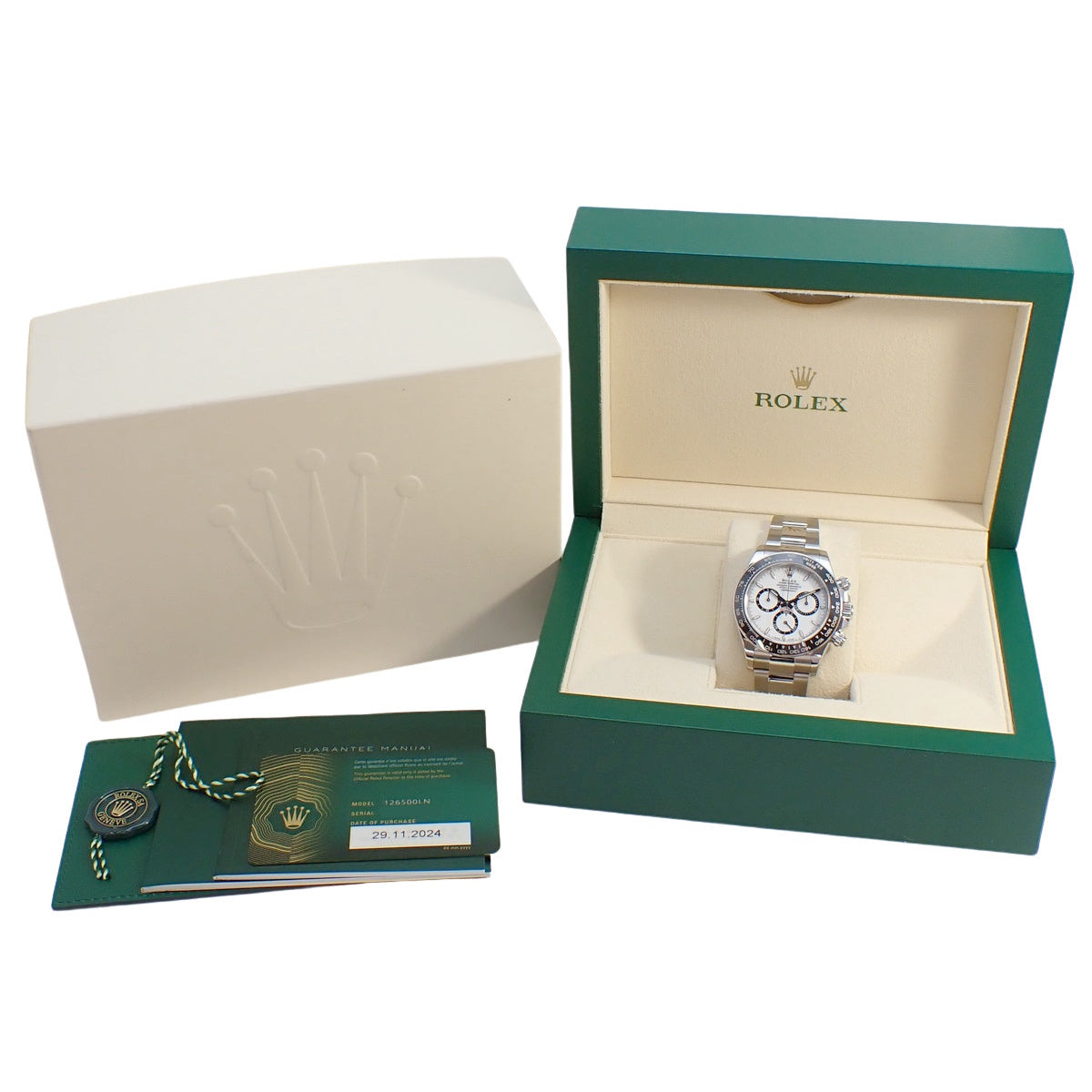 デイトナ 126500LN SS ランダム番 ホワイト 自動巻き メンズ