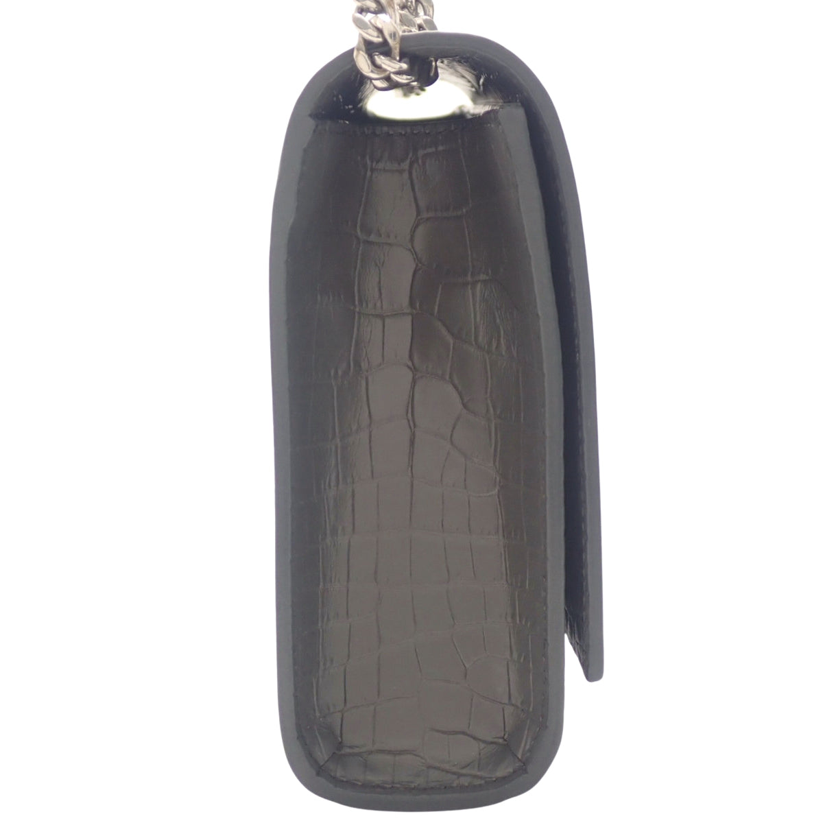 ケイト タッセル サッチェル チェーンショルダーバッグ レザー グレー 354119