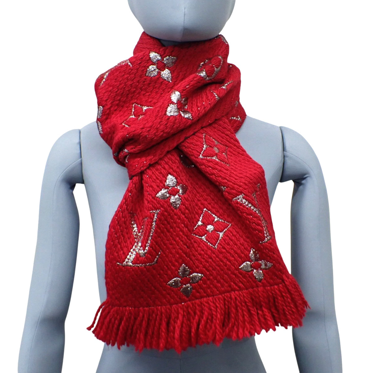 Monogram Echarpe Logomania Shine 羊毛丝绸涤纶 M75832