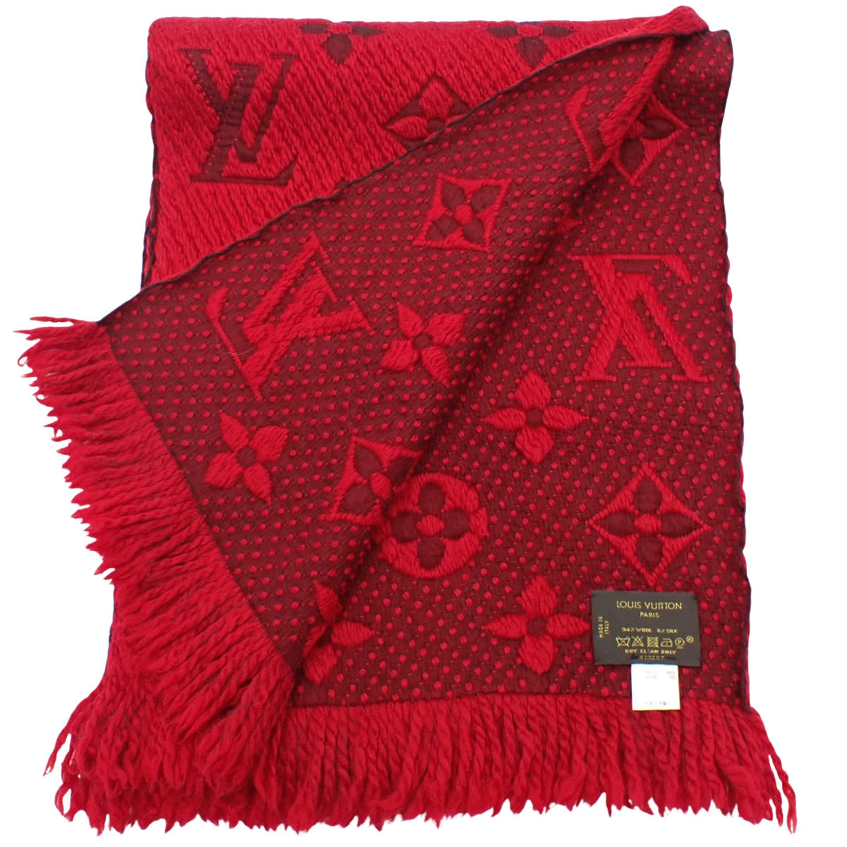 エシャルプ・ロゴマニア ウール シルク