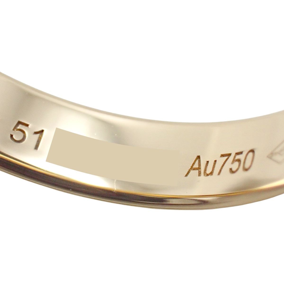 1895 ウェディングリング イエローゴールド K18YG 4.7g