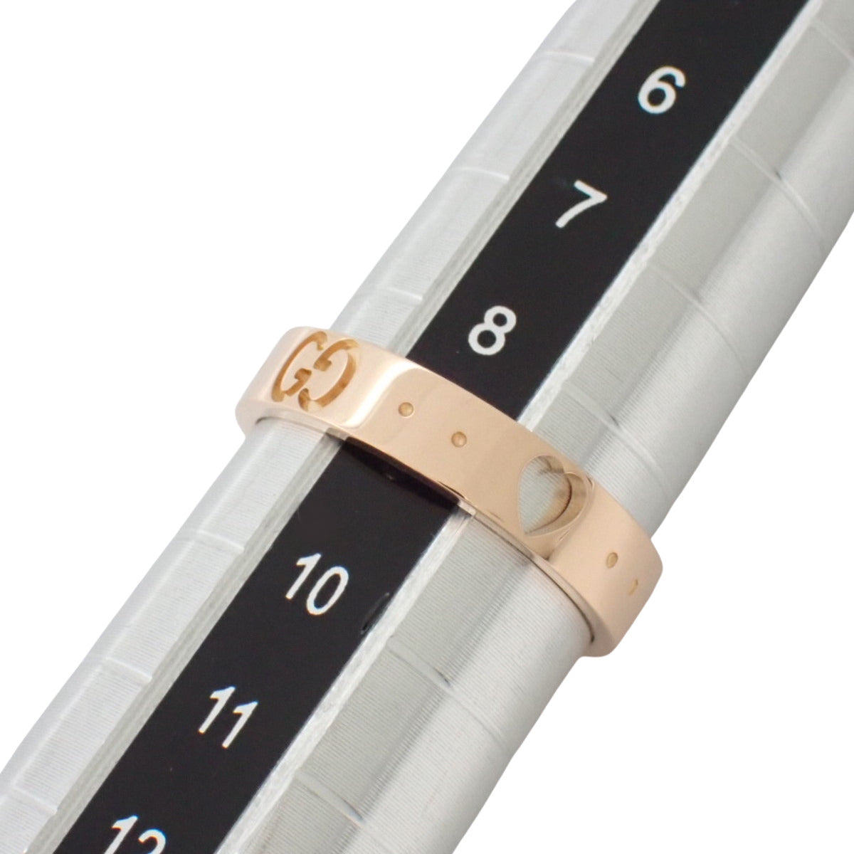 Icon 爱心戒指 玫瑰金 18KPG 9(49)号 3.1克