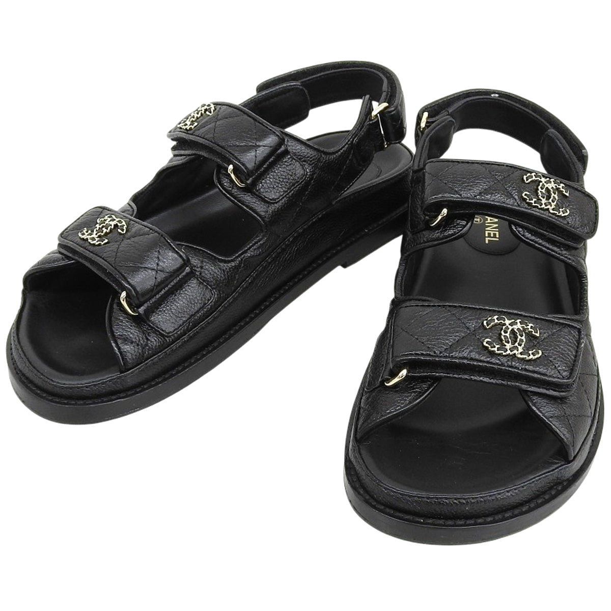 Matelasse Hooded Sandals 36