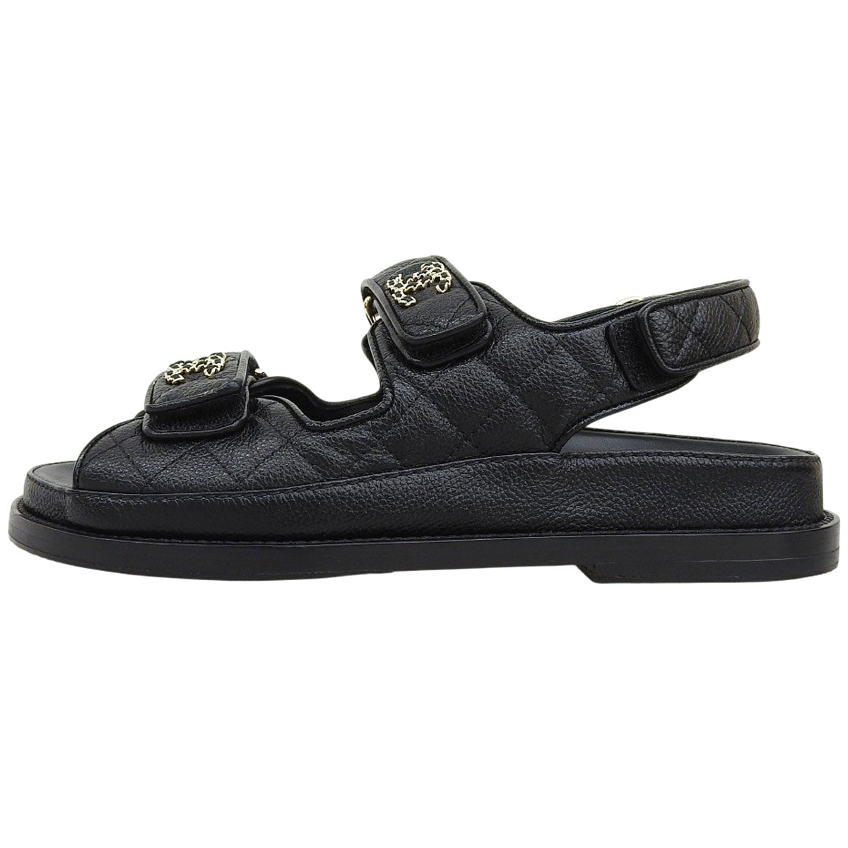 Matelasse Hooded Sandals 36