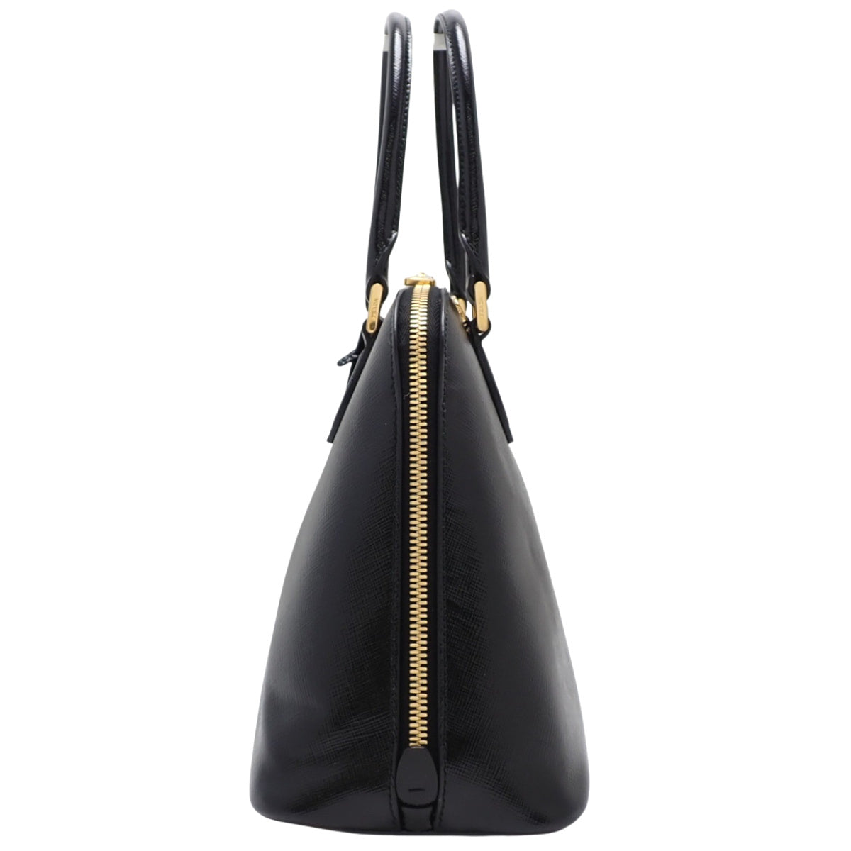 Logo 2-Way Bag 漆皮/珐琅黑色 1BA002