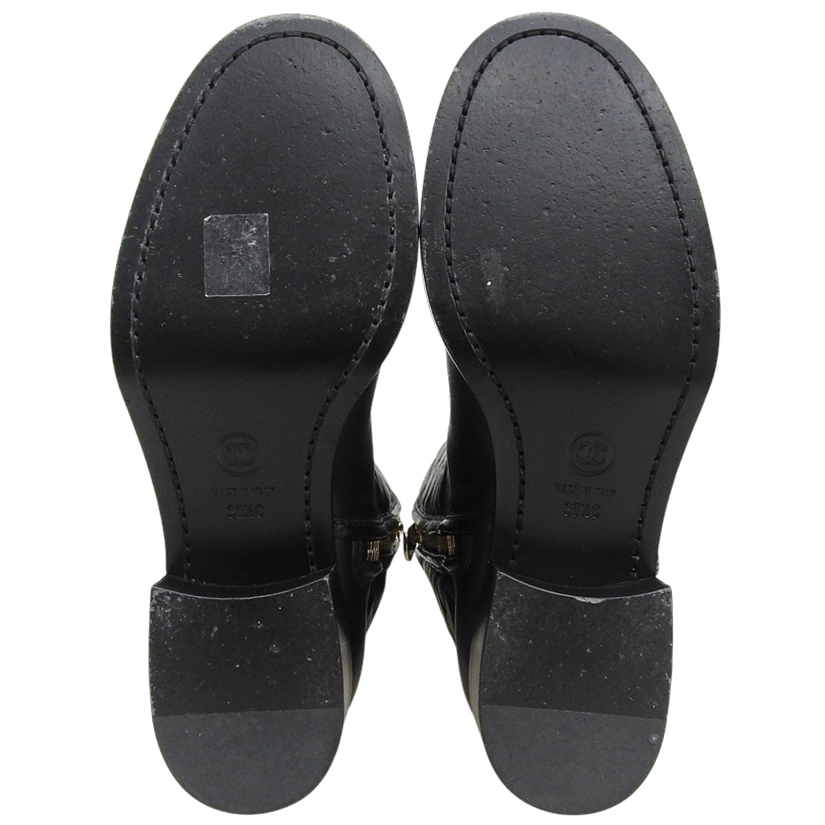 Side zip mid-length boots, size 36 1/2