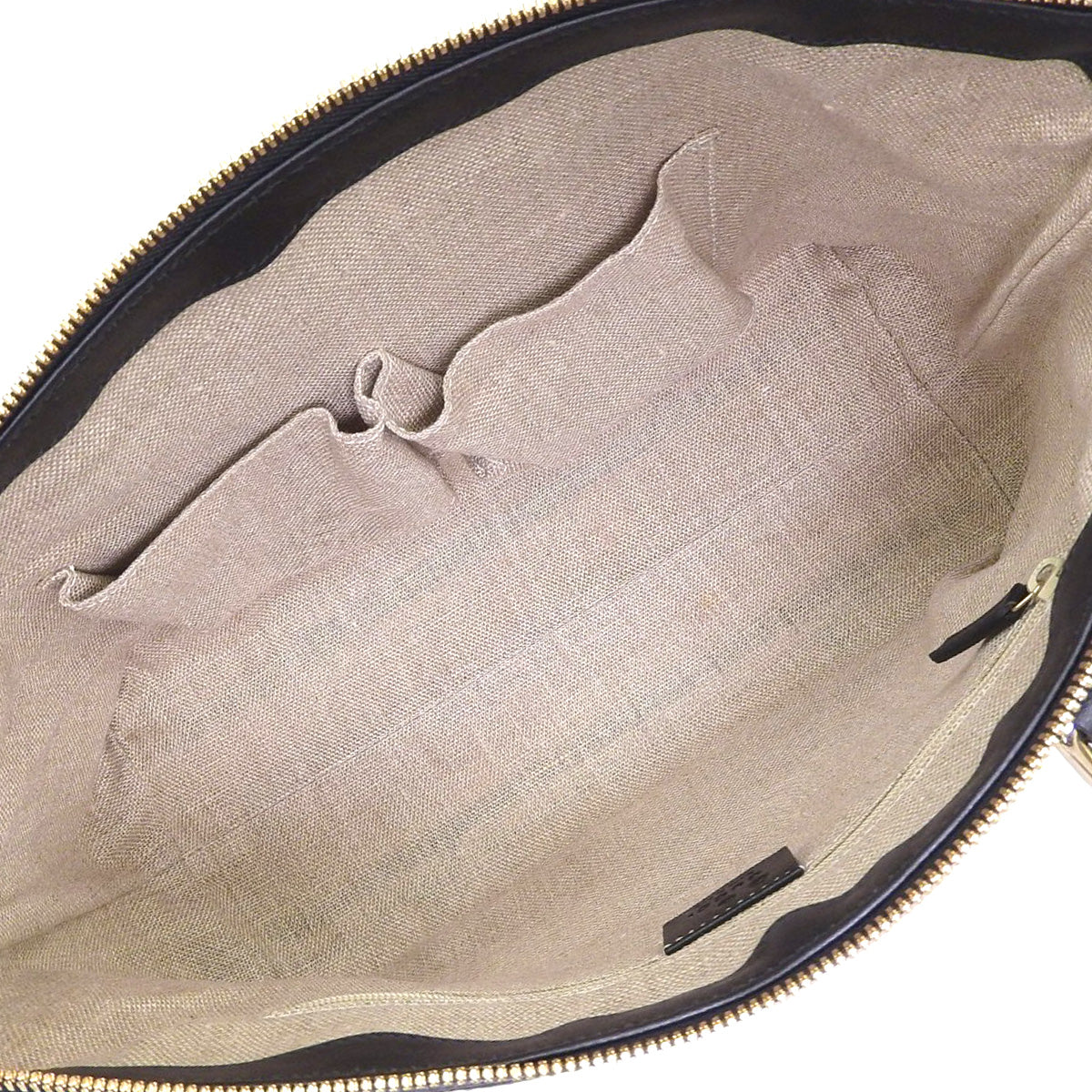 マイクログッチシマ 2WAY ハンドバッグ マイクログッチシマレザー ブラック 449656