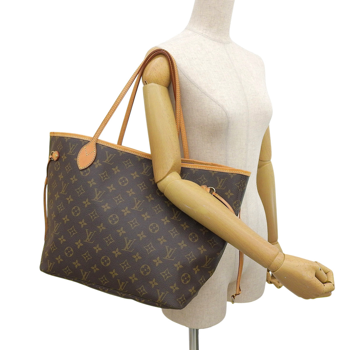 Monogram Neverfull MM Monogram Canvas Brown M40156