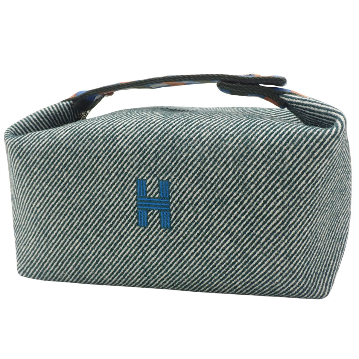 ブリッド・ア・ブラック PM キャンバス グリーン ブルー オレンジ橙 シルバー金具