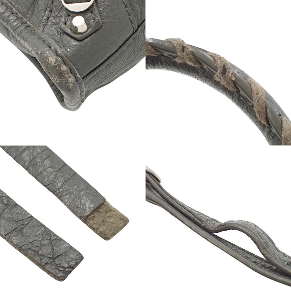 クラシック ナノシティ レザー グレー 505555