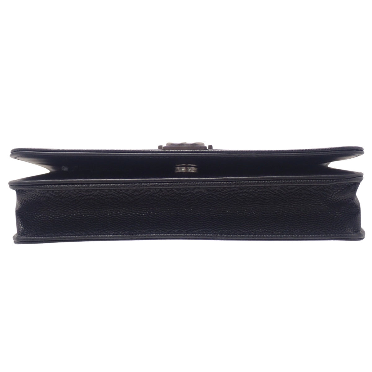 Boy Chanel Coco Mark 黑色鱼子酱皮链条钱包