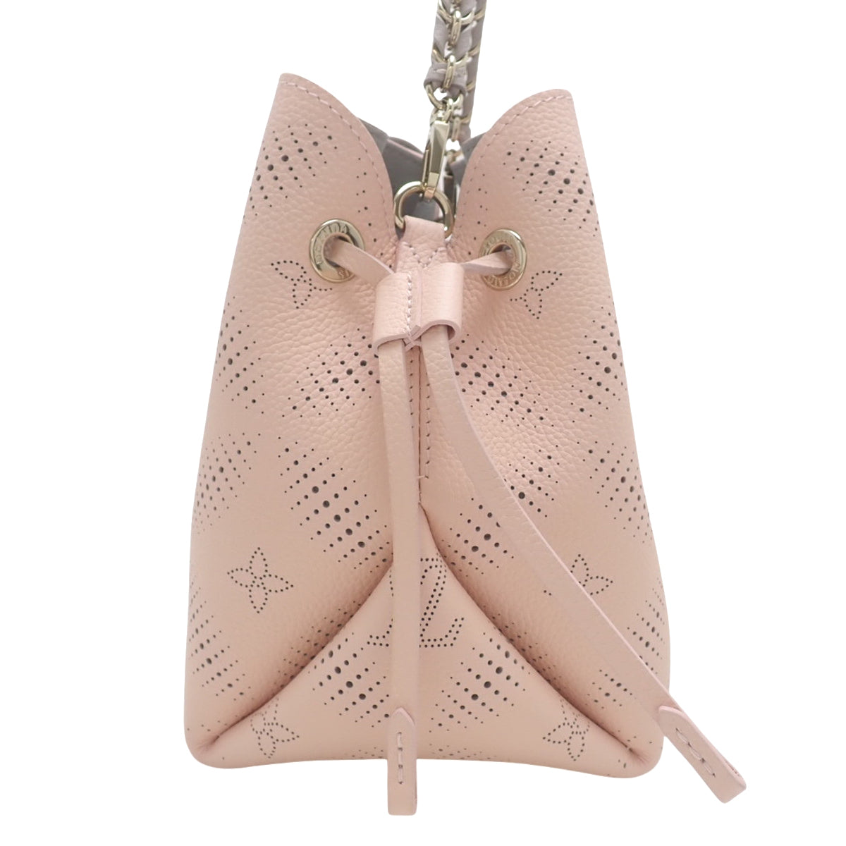 Monogram Mahina Bella Mahina 玫瑰茉莉色皮革包,M23195