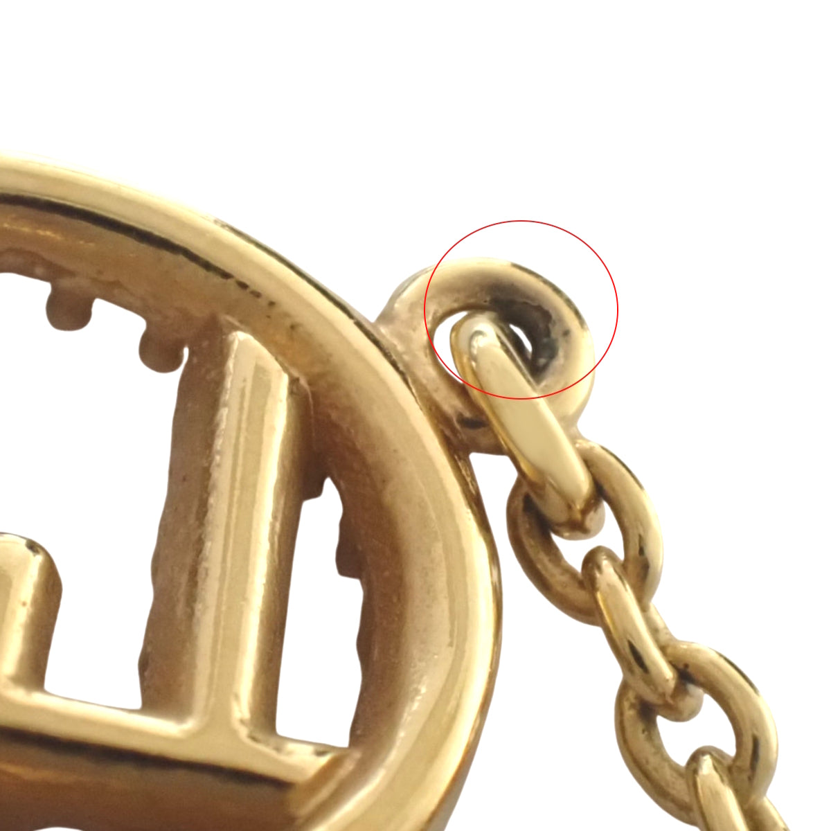 エフ イズ フェンディ ネックレス メタル(GP) クリスタル