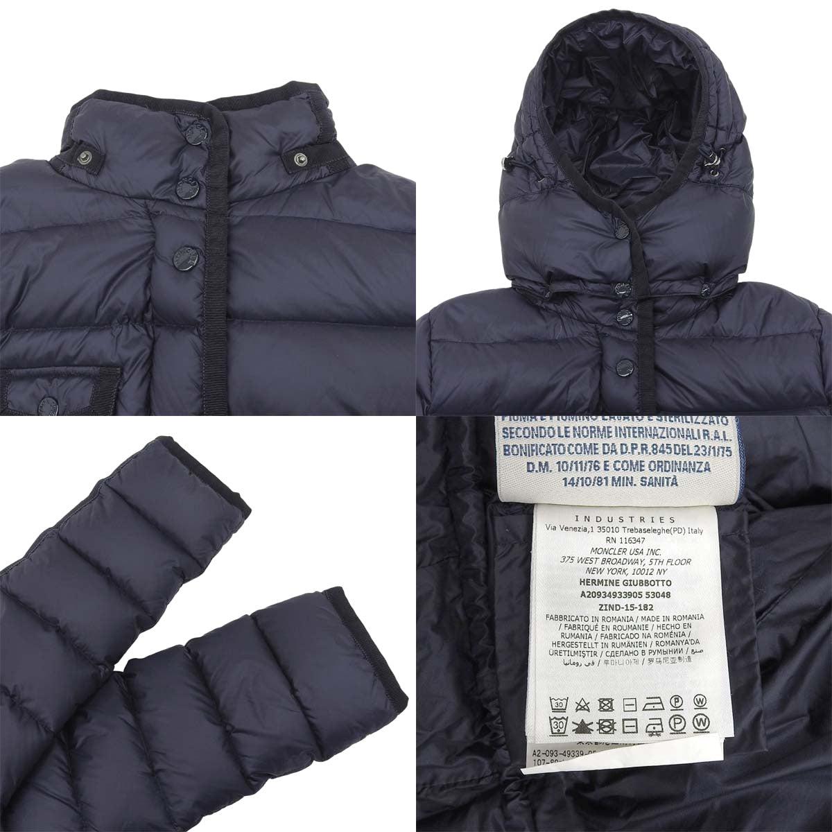 HERMINE GIUBBOTTO down jacket 2015