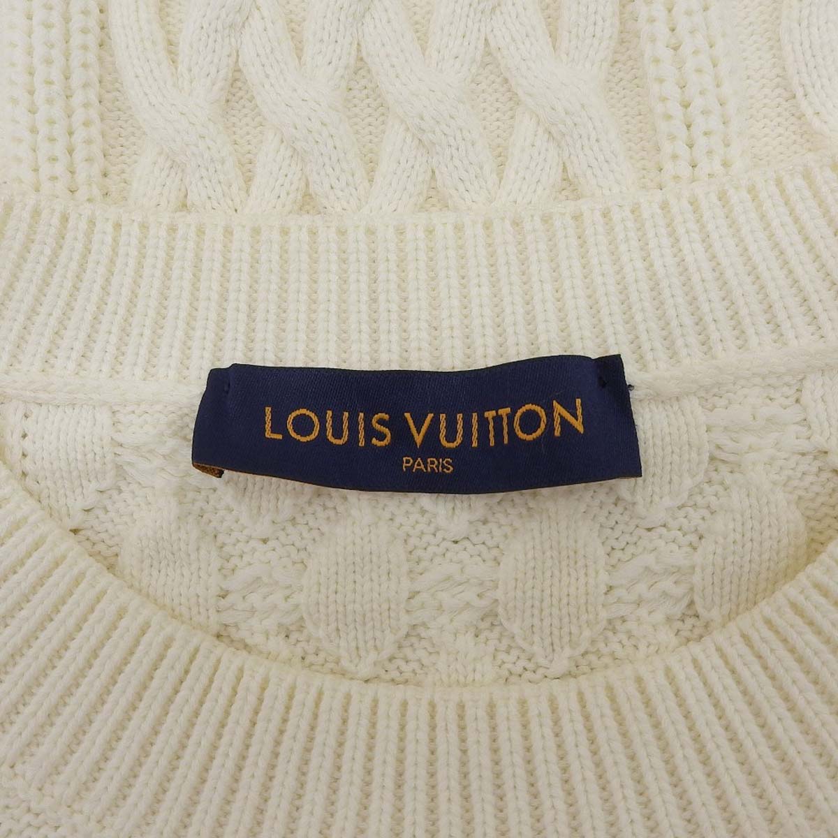 Cable Crew Neck Sweater 2021 S RM211M