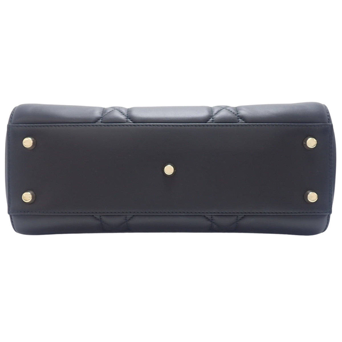 Cannage Lady D-Sire 大号羊皮和小牛皮包,黑色 (M1152OHOW_M900)