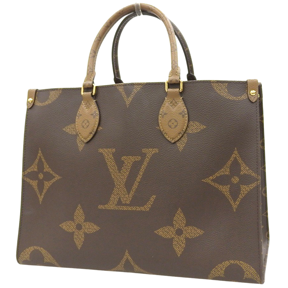 モノグラム・ジャイアント オンザゴーMM モノグラムキャンバス モノグラム・リバース キャンバス ブラウン キャメル M45321