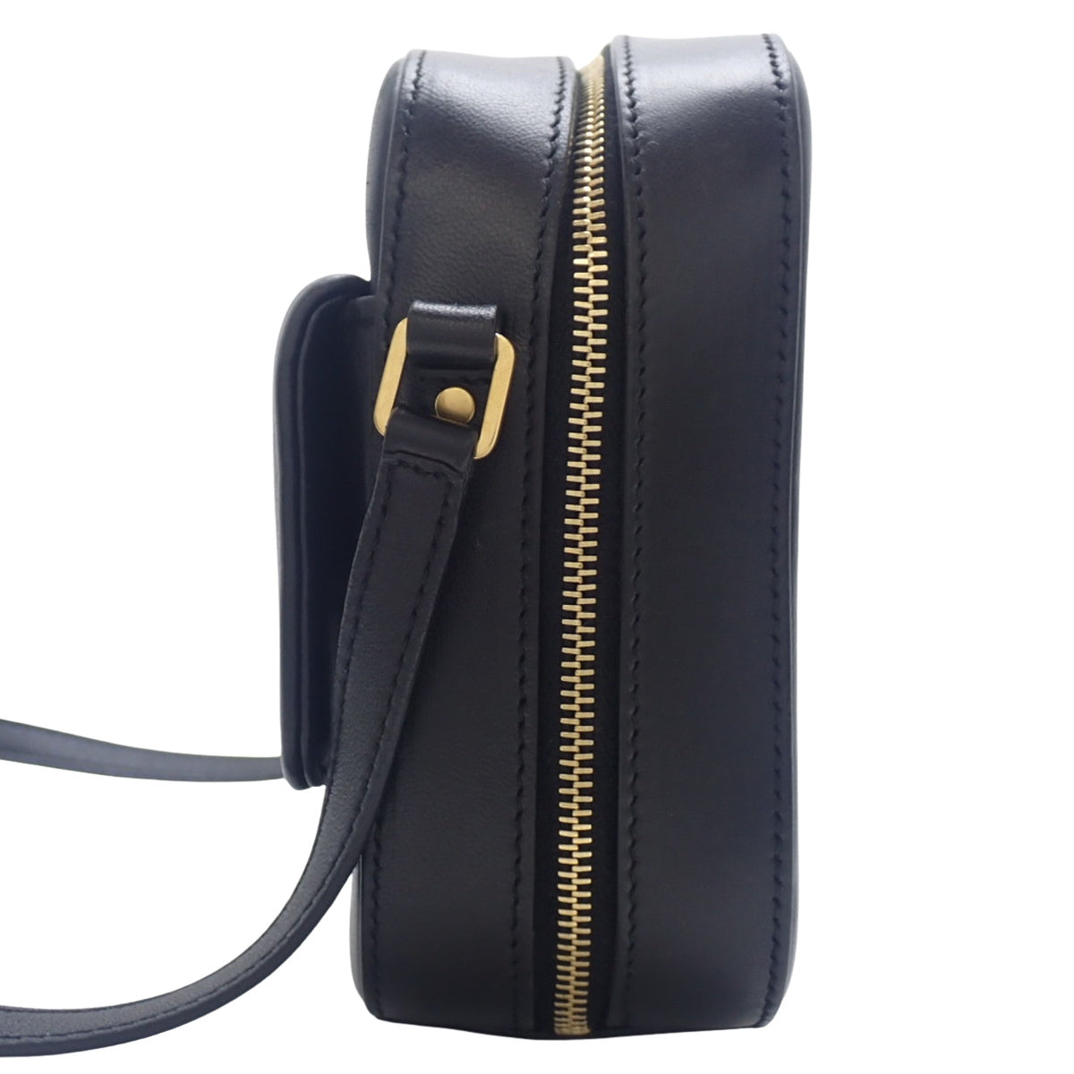 Vicky Camera Bag Leather Black 555052