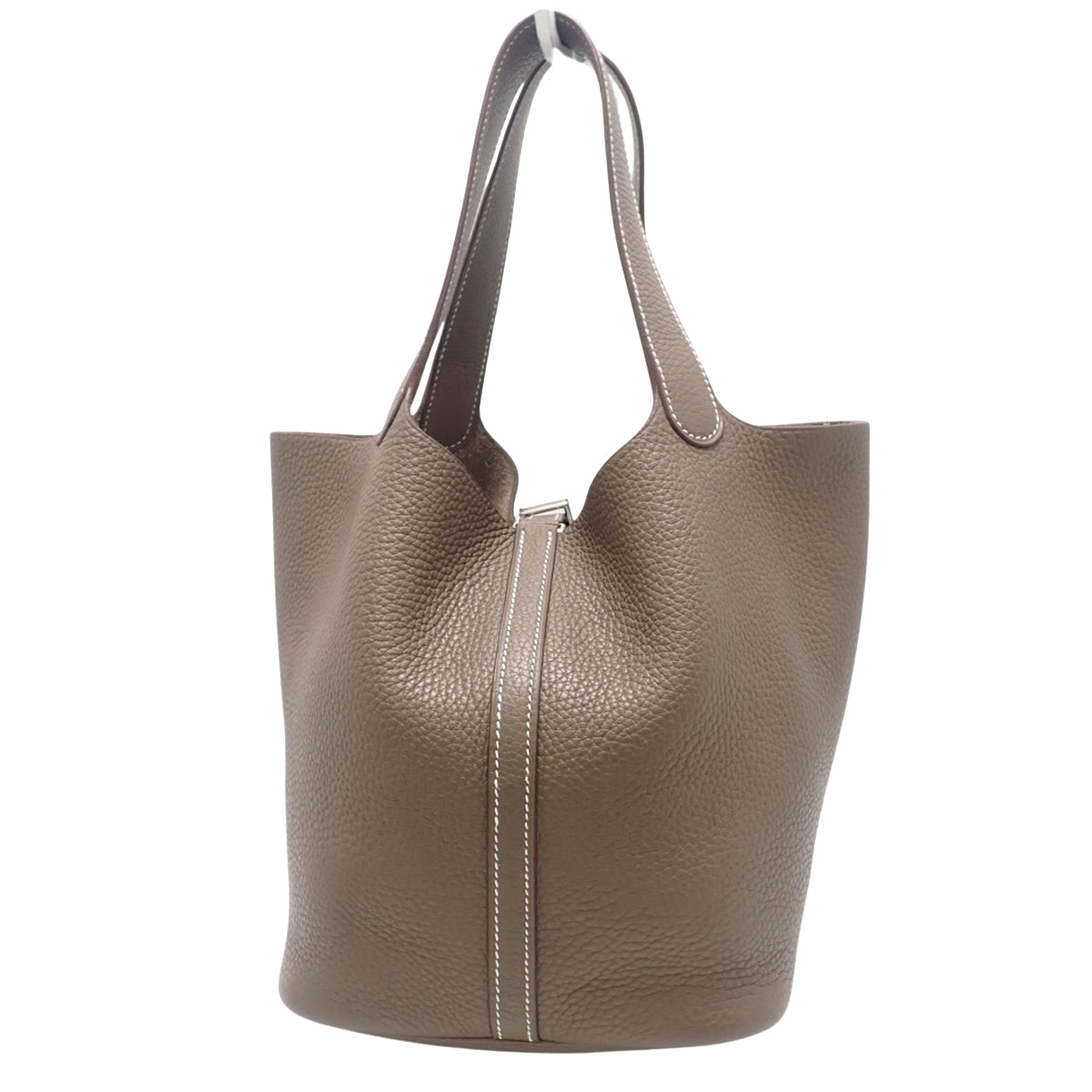 ピコタンロックMM トリヨンクレマンス エトゥープシルバー金具 C刻印