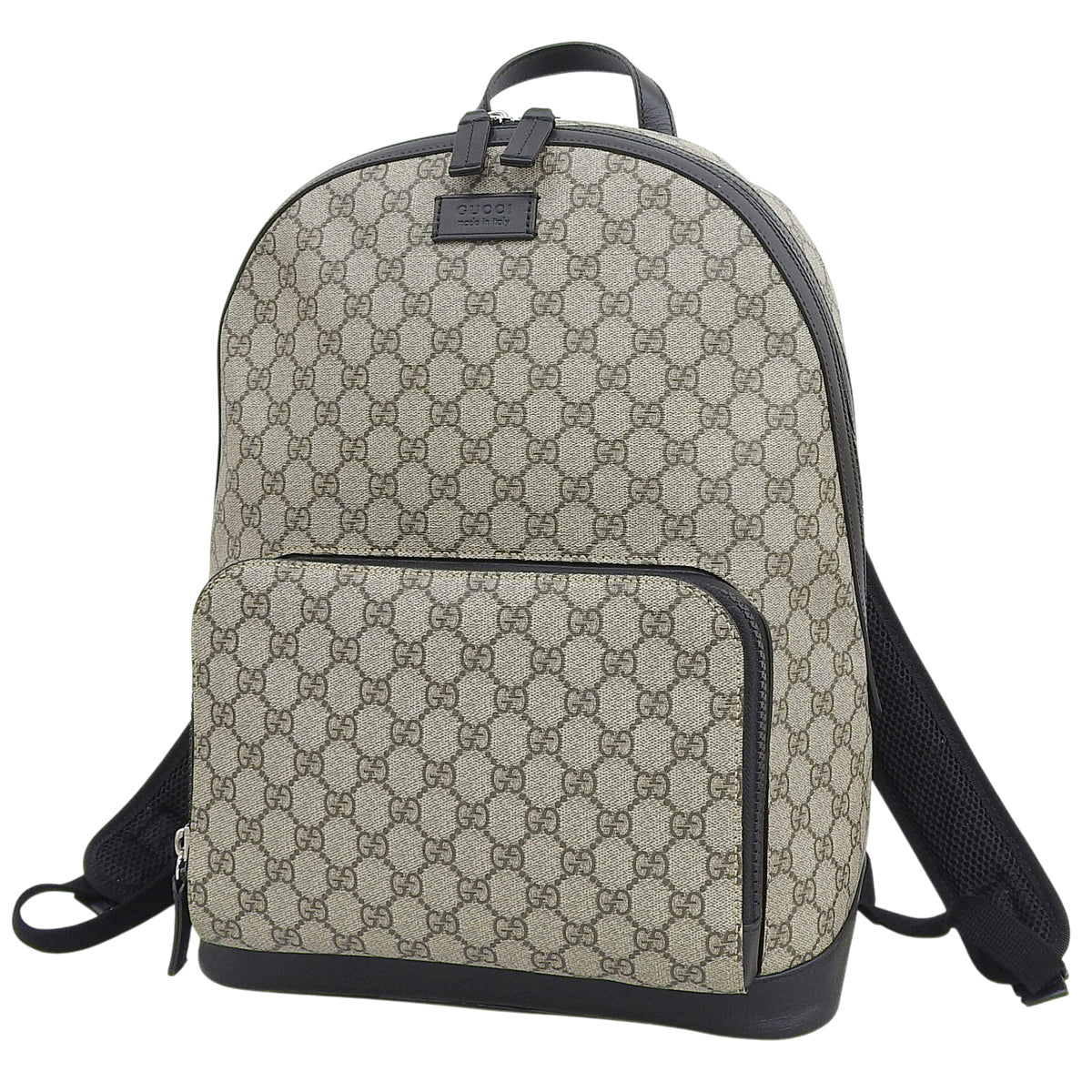 GGスプリーム リュックサック GGスプリームキャンバス レザー ベージュ ブラック 406370