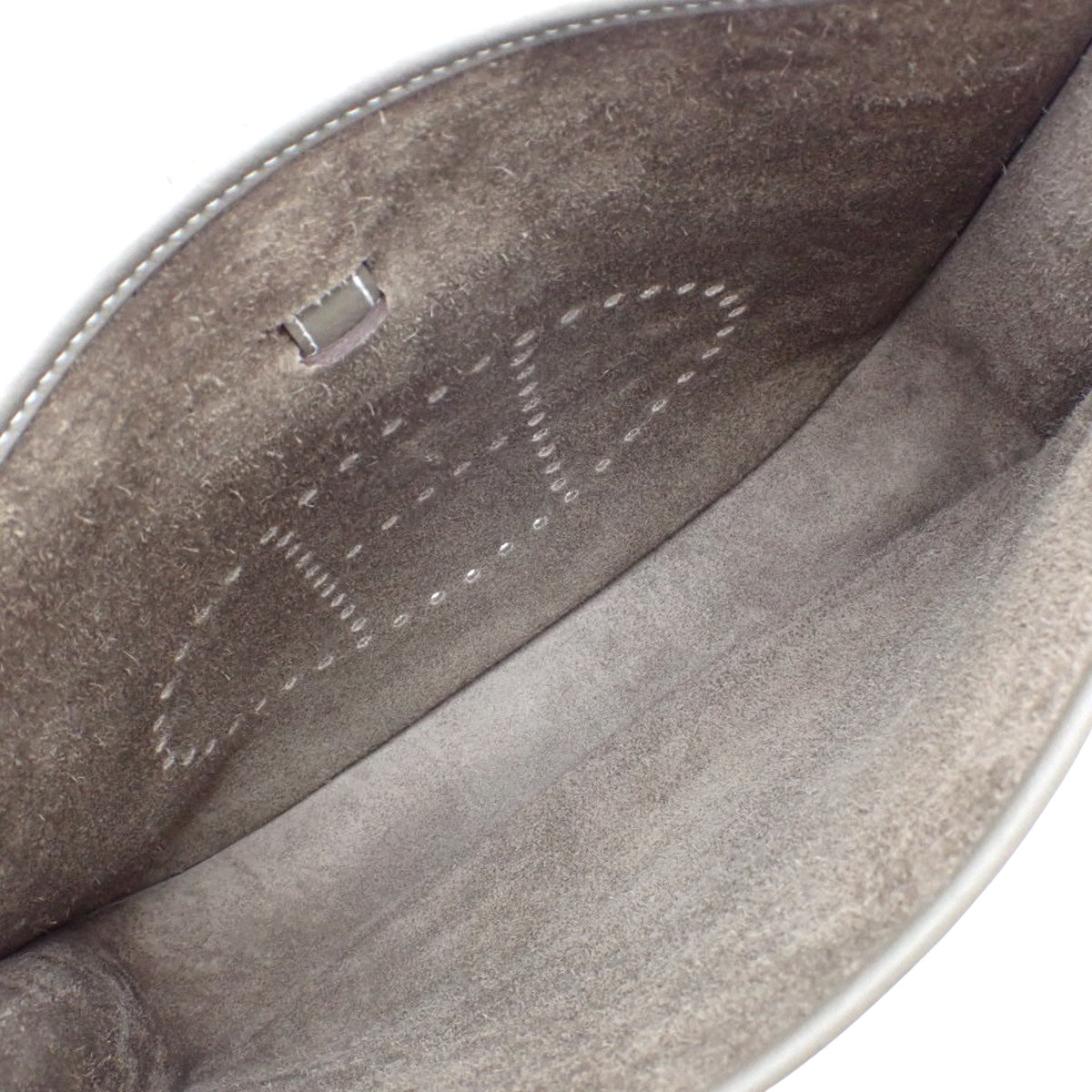 Evelyn 3PM Taurillon Clemence Etoupe/Etoupe Gold Hardware Double Stamp