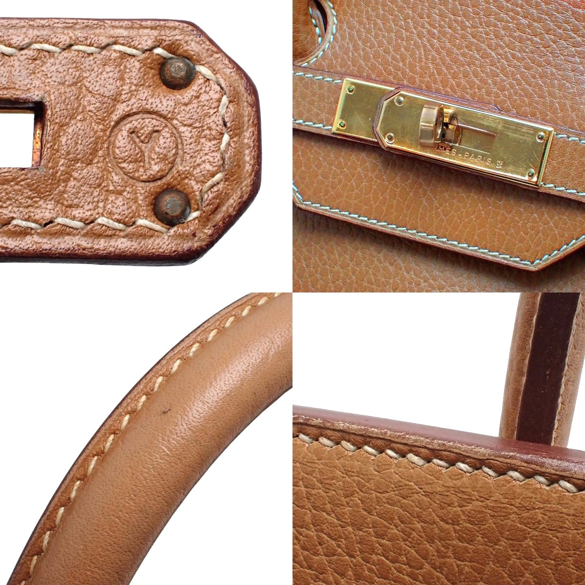 Birkin 35 Ardennes 金色,金色五金,〇Y 印记