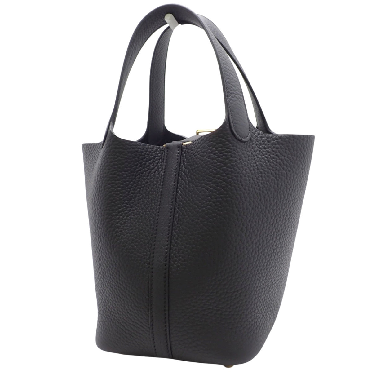 【新品】ピコタンロックPM K刻印 トリヨンクレマンス ブラック ゴールド金具