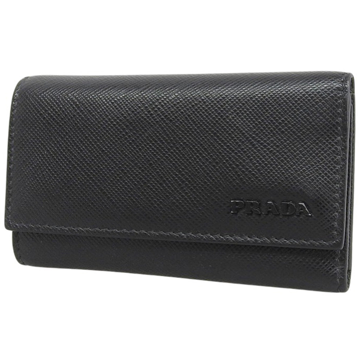 6連キーケース サフィアーノレザー NERO 2PG222