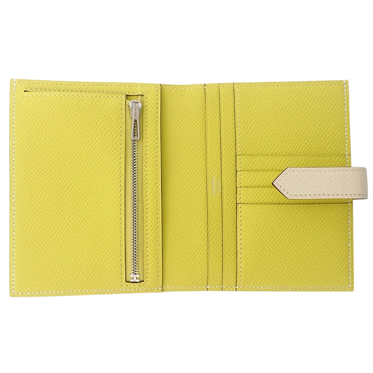 べアンコンパクト ヴォーエプソン ナタ ライム シルバー金具 W刻印