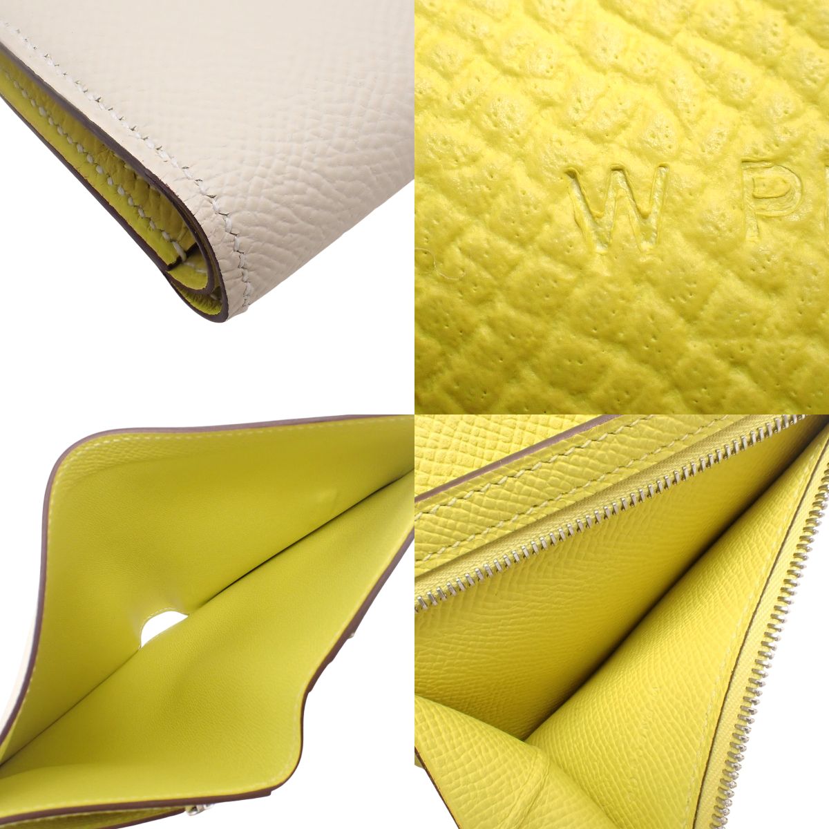 べアンコンパクト ヴォーエプソン ナタ ライム シルバー金具 W刻印