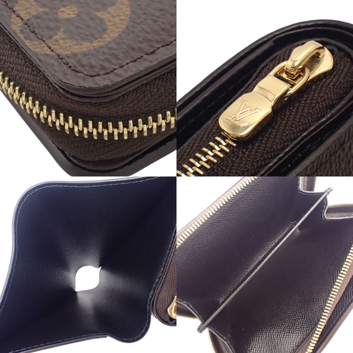 ポルトフォイユ・ルー モノグラムキャンバス モノグラム・リバース ブラウン M81461