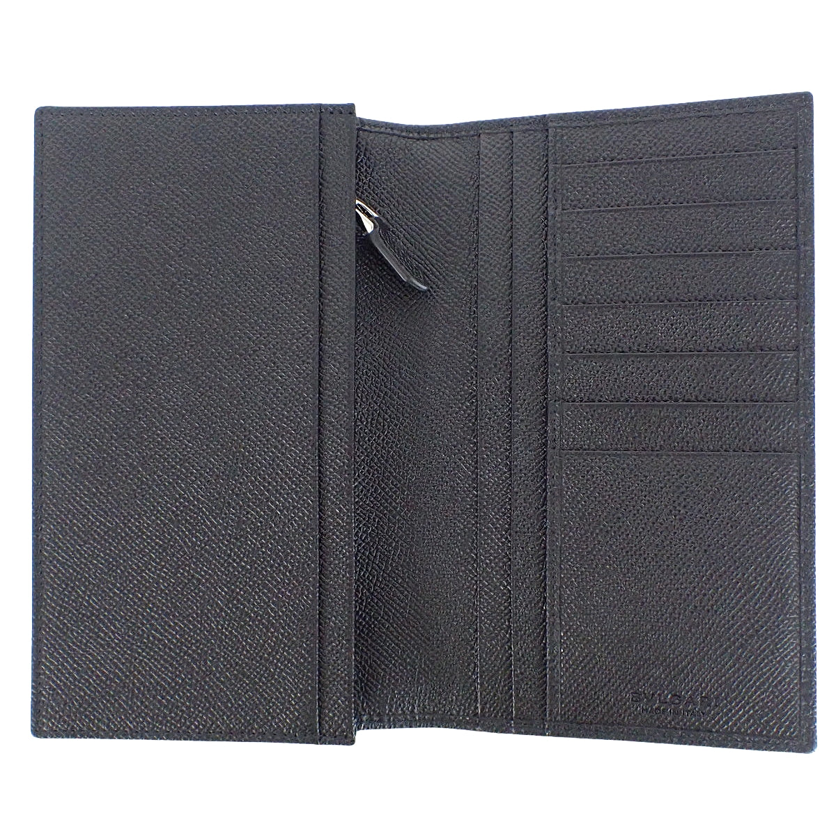 Bvlgari Bvlgari Man Bifold Wallet in Grained Calfskin Leather 30398