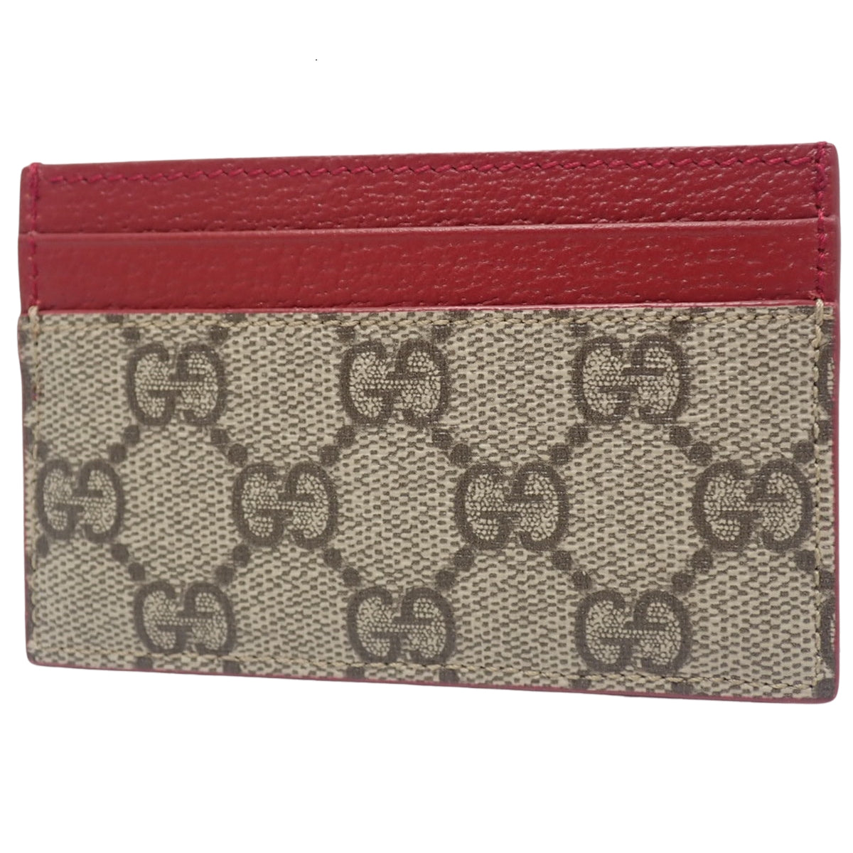 GG カードケース GGスプリームキャンバス レッド ブラウン 768248