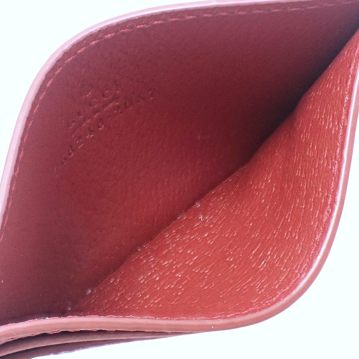 GG カードケース GGスプリームキャンバス レッド ブラウン 768248