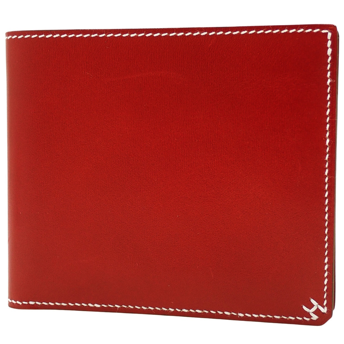 H Serie Compact Box Calf Rouge Piment W Stamp