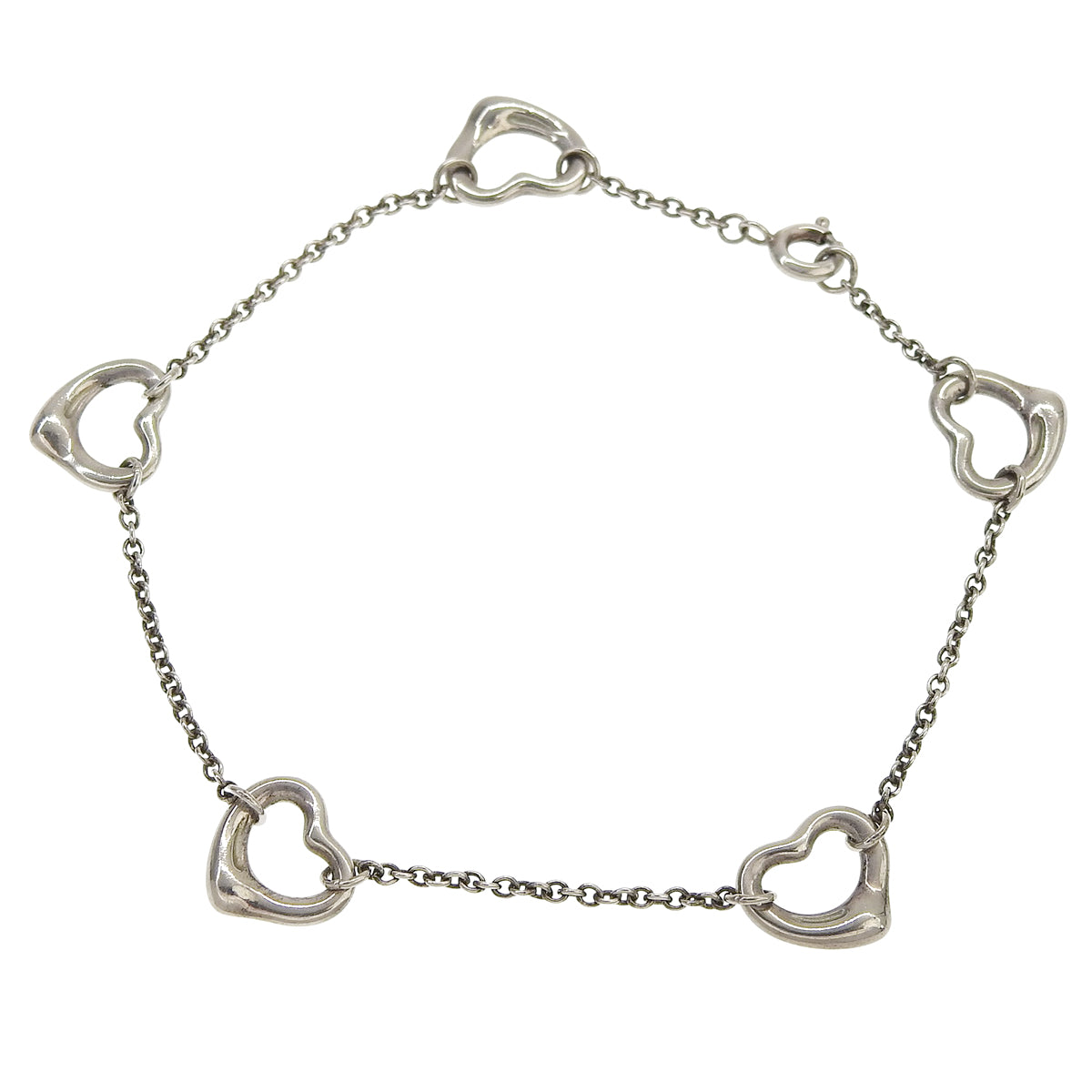 オープンハート ブレスレット シルバー SV925
