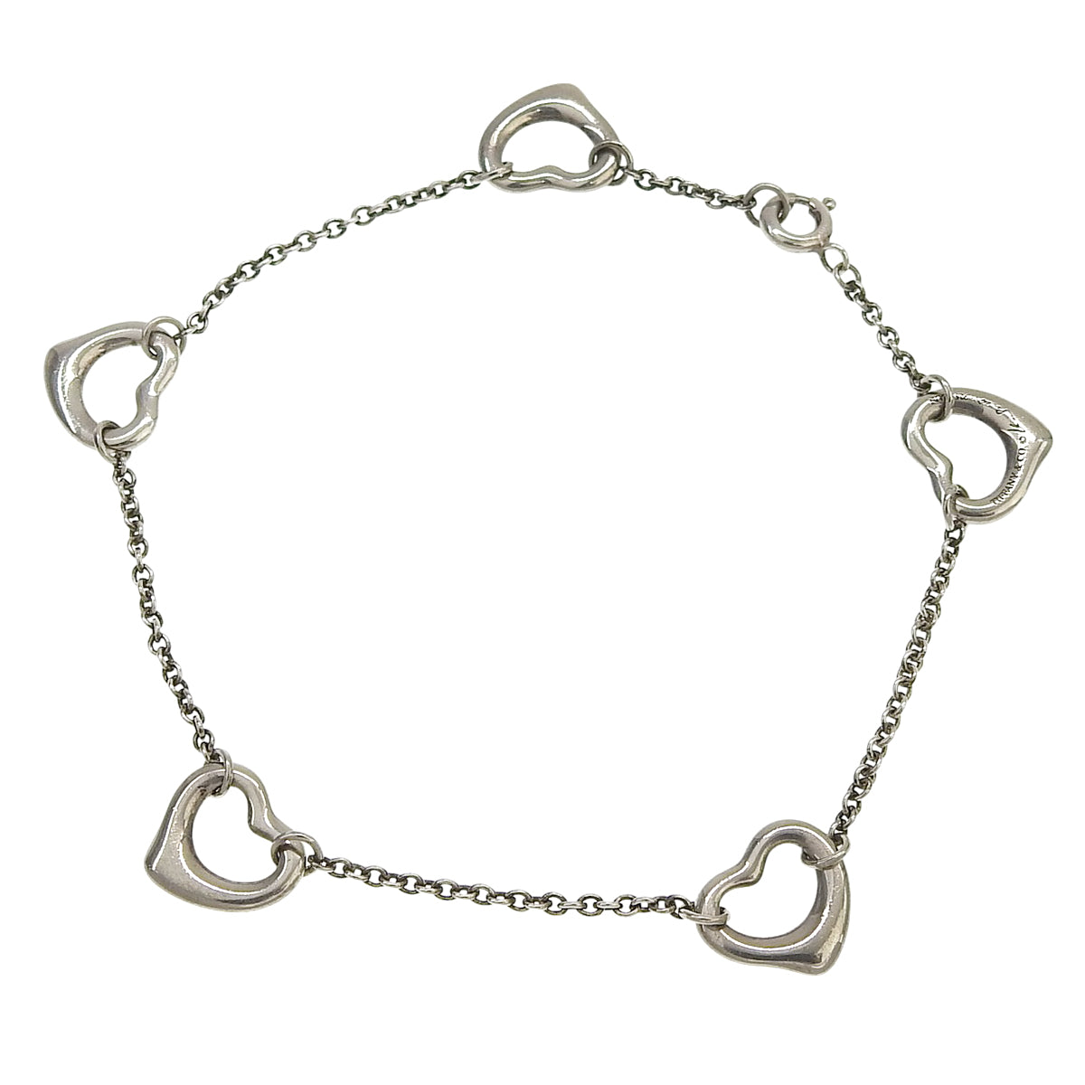 オープンハート ブレスレット シルバー SV925
