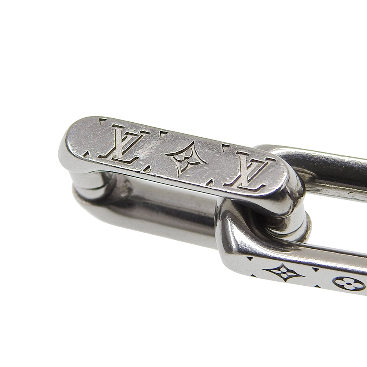 Monogram chain metal bracelet