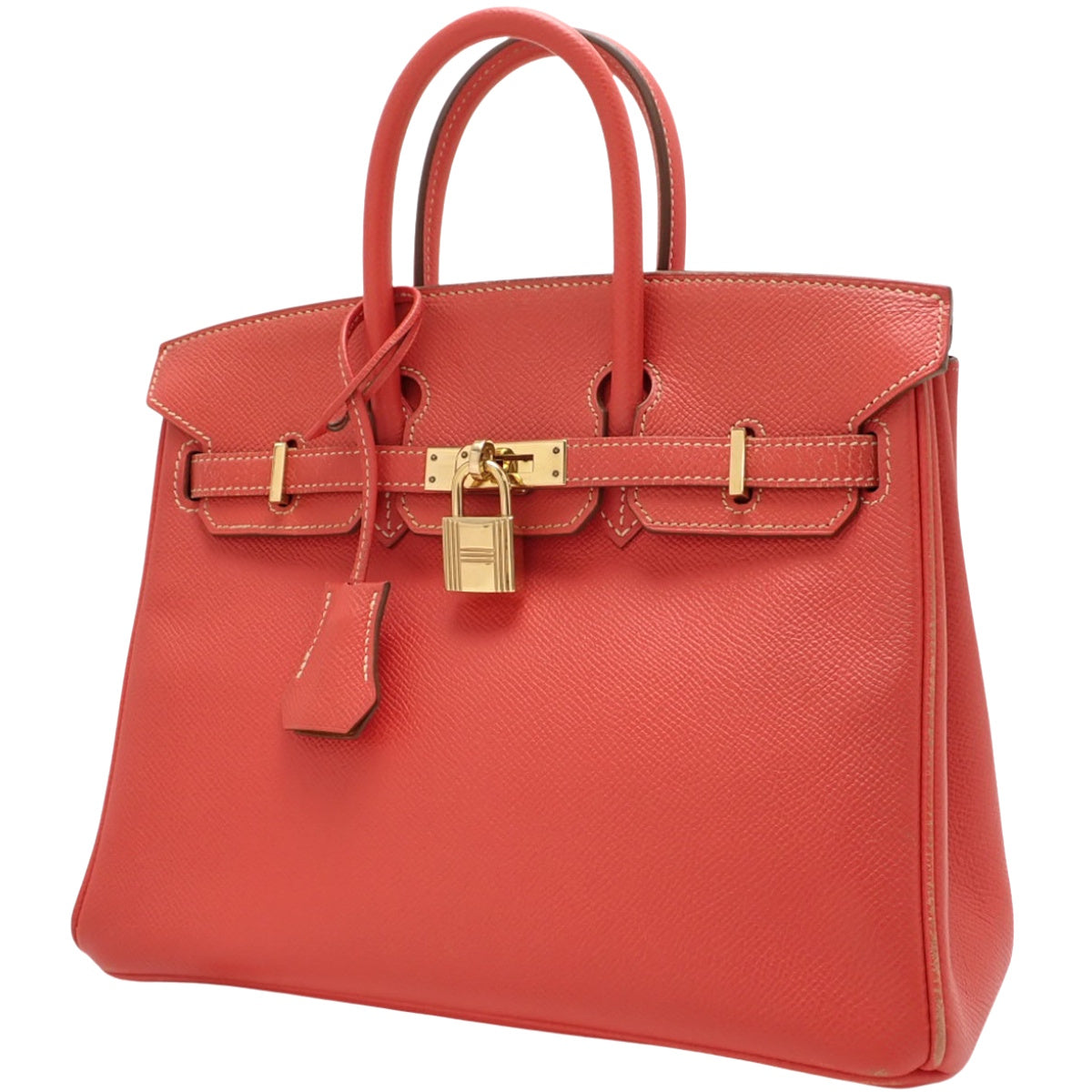 キャンディー バーキン25 ヴォーエプソン ローズジャイプール×ゴールド ゴールド金具 □P刻印