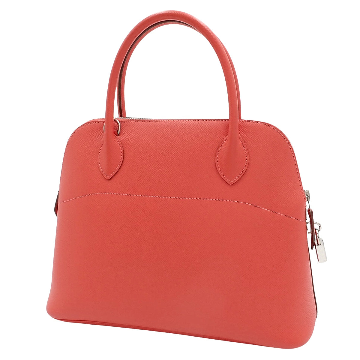 Bolide 31, Epsom leather, Rose Jaipur, silver hardware, P stamp