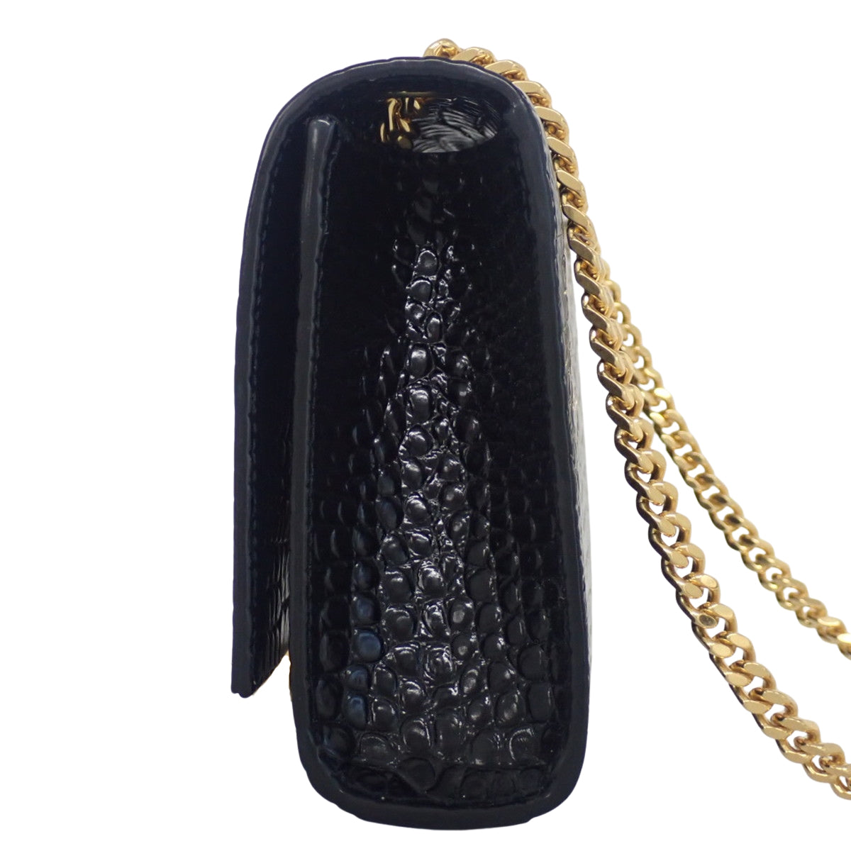 Kate Chain Shoulder Bag Leather Black 474366