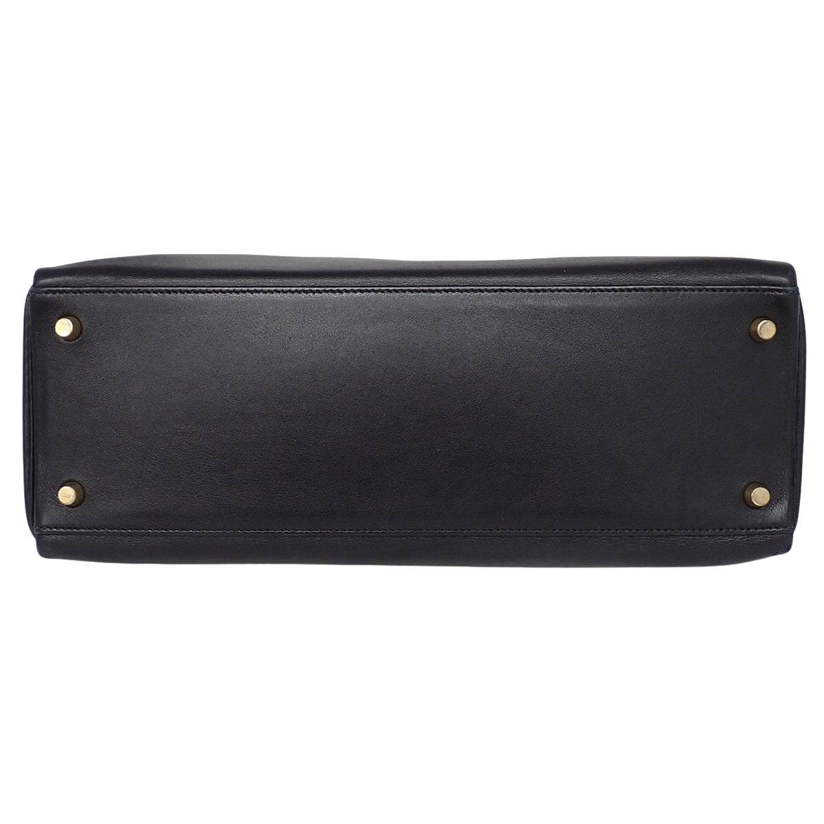 Kelly 32(内侧缝线)沃克斯豪尔 Gulliver 黑色,配金色五金件和 A 字印章