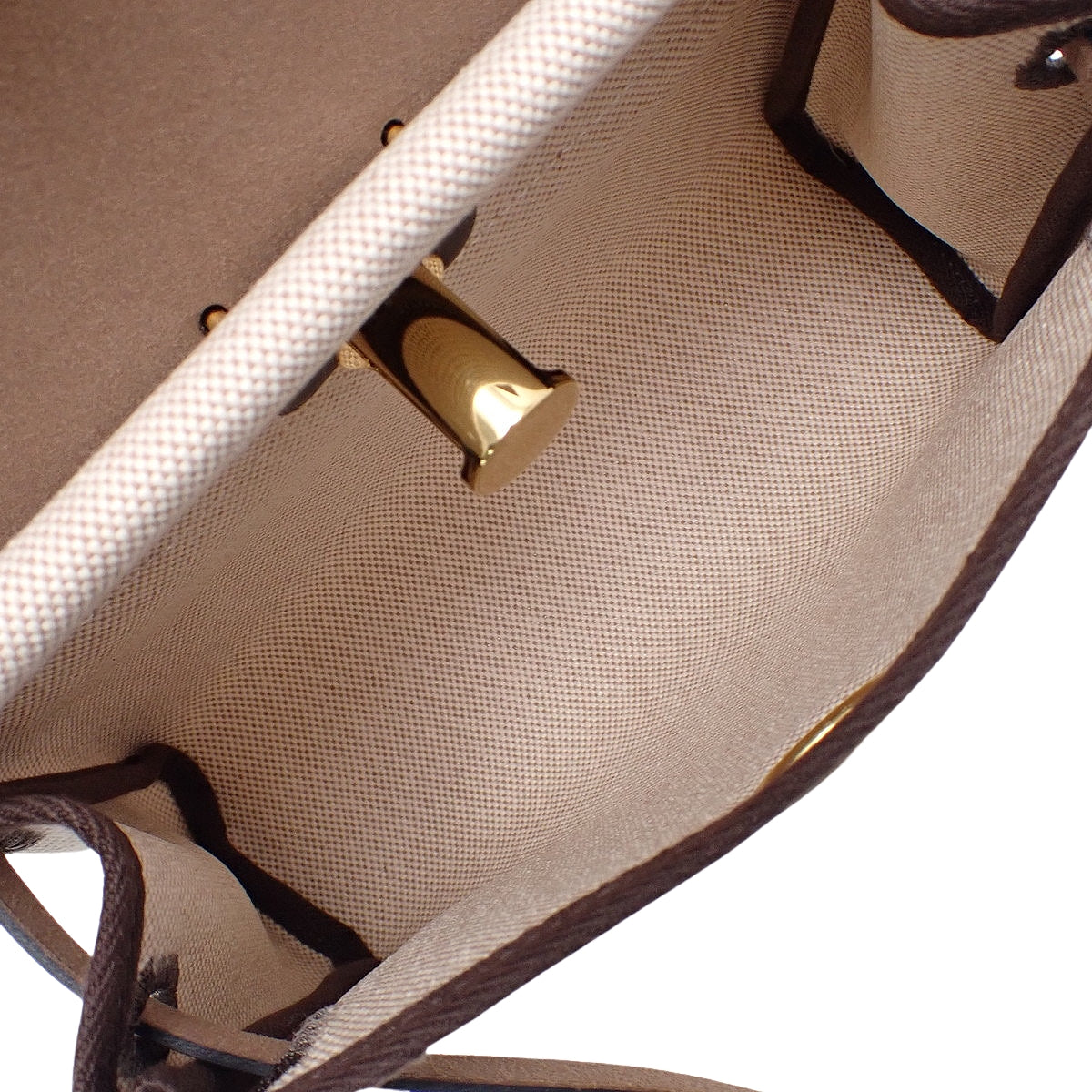 【未使用】エールバッグ ジップ 20 ミニ K刻印 トワルミリタリー ヴァッシュハンター エベンヌ ゴールド金具