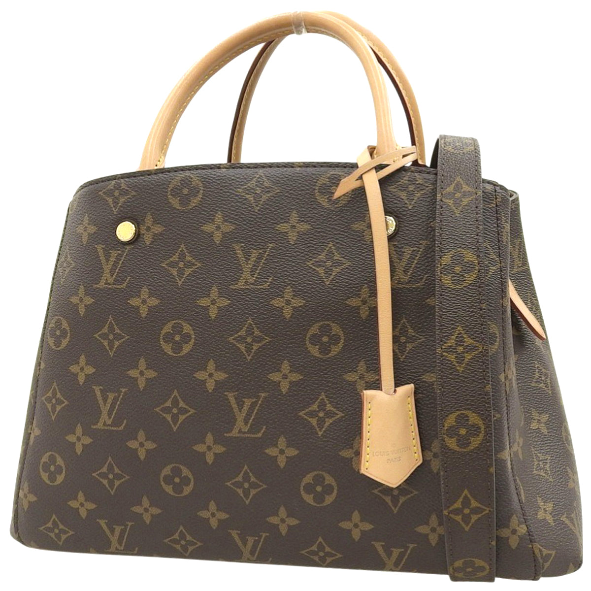 Monogram Montaigne MM Monogram Canvas Brown M41056