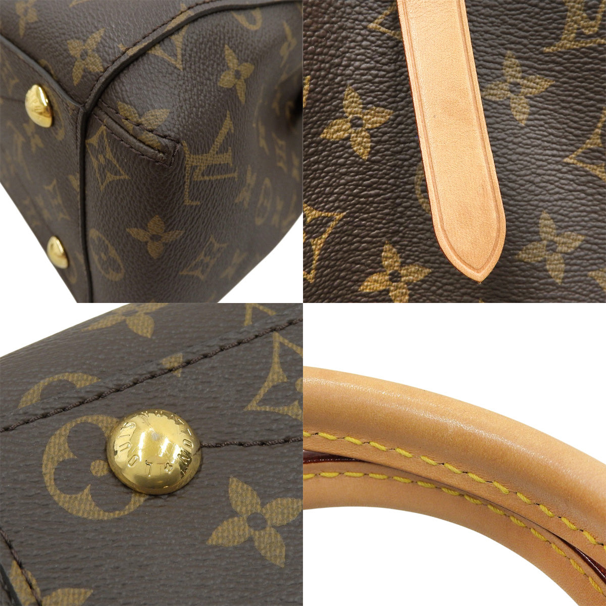 Monogram Montaigne MM Monogram Canvas Brown M41056