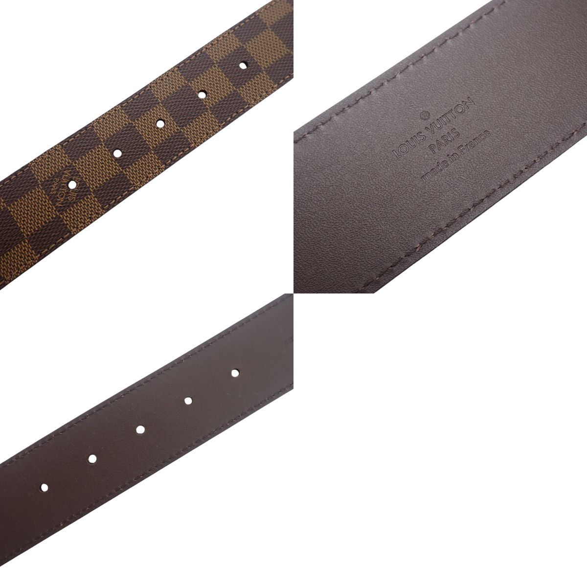 ダミエ・エベヌ サンチュール LVイニシアル 40MM 85/34 M9807