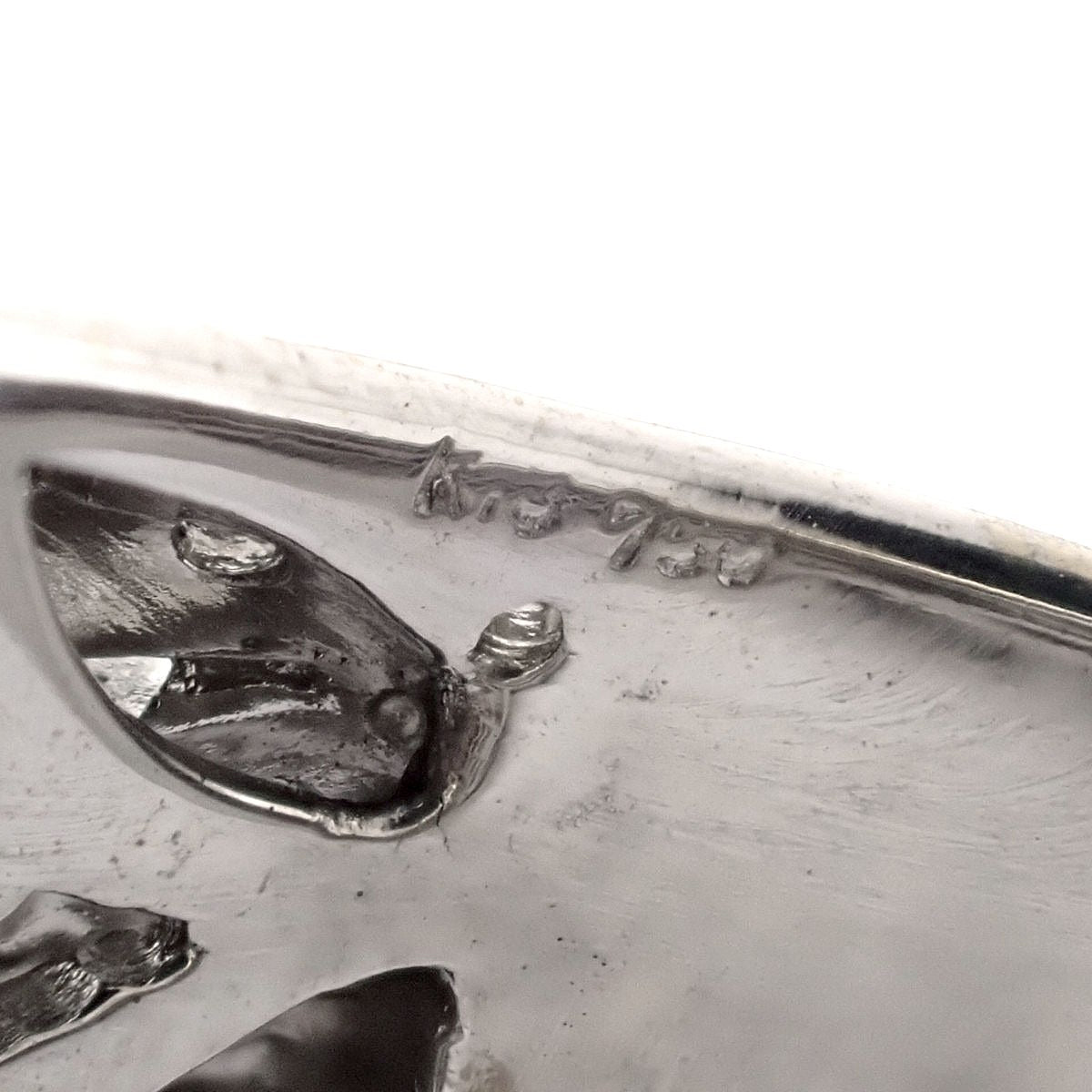 アメジスト ダイヤモンド フラワーモチーフ リング AM7.65/D1.18 K18WG 25.8g