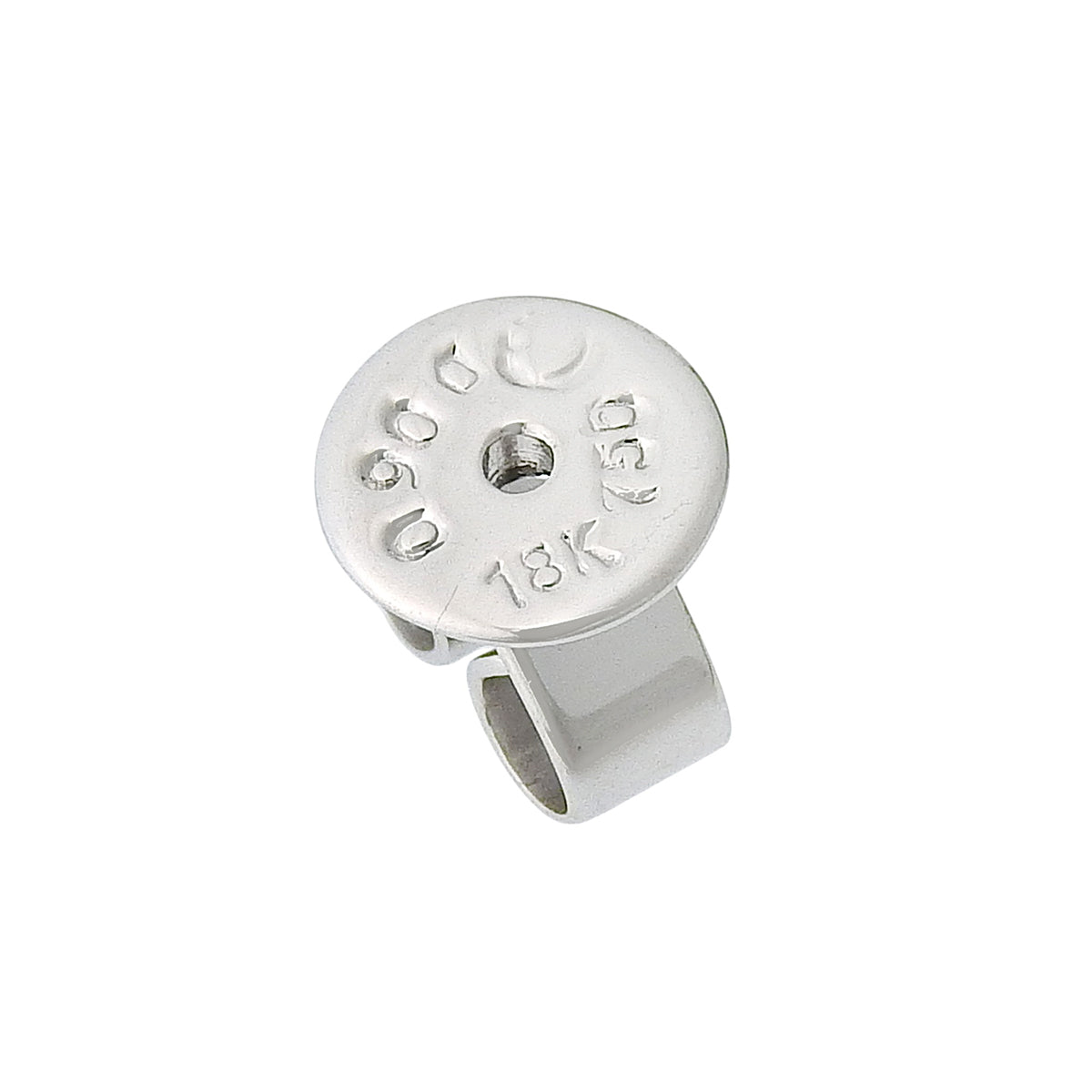 ダイヤモンド フープピアス D0.60 ホワイトゴールド K18WG 4.1g